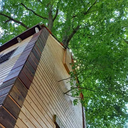Cabane Suspendue Dans Les Arbres Villebon-sur-Yvette Esterno foto