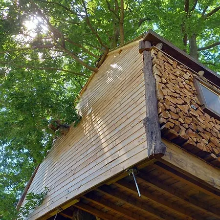 Cabane Suspendue Dans Les Arbres Villebon-sur-Yvette Esterno foto